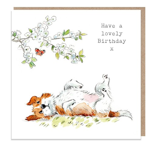Jack russell birthday card - card,