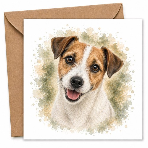 Jack russell terrier card cute - terrier,