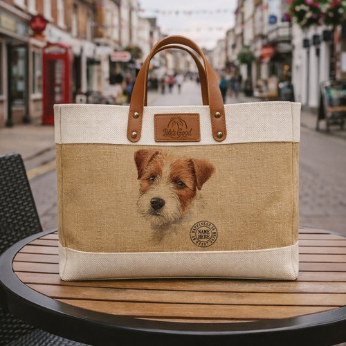 Jack russell tote bag large - russell,